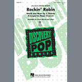 Download or print Roger Emerson Rockin' Robin Sheet Music Printable PDF -page score for Pop / arranged 2-Part Choir SKU: 283638.