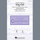 Download or print Roger Emerson Sing Out Sheet Music Printable PDF -page score for Festival / arranged SATB Choir SKU: 289800.