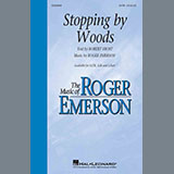 Download or print Roger Emerson Stopping By Woods Sheet Music Printable PDF -page score for Poetry / arranged SATB Choir SKU: 433505.