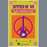 Download or print Roger Emerson Summer of '69 - Three Days That Rocked the World Sheet Music Printable PDF -page score for Pop / arranged 2-Part Choir SKU: 420973.