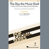 Download or print Roger Emerson The Day The Music Died Sheet Music Printable PDF -page score for Pop / arranged SATB Choir SKU: 1509109.