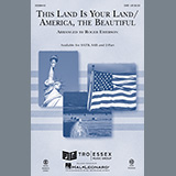 Download or print Roger Emerson This Land Is Your Land/America, The Beautiful Sheet Music Printable PDF -page score for Patriotic / arranged SAB Choir SKU: 1208128.