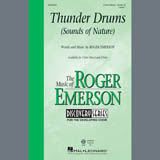 Download or print Roger Emerson Thunder Drums Sheet Music Printable PDF -page score for Festival / arranged 3-Part Mixed Choir SKU: 407411.