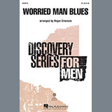 Download or print Traditional Folksong Worried Man Blues (arr. Roger Emerson) Sheet Music Printable PDF -page score for Concert / arranged TB SKU: 93750.