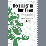 Download or print Roger Emerson December In Our Town Sheet Music Printable PDF -page score for Christmas / arranged 3-Part Mixed SKU: 151321.