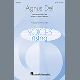 Download or print Rollo Dilworth Agnus Dei Sheet Music Printable PDF -page score for Concert / arranged SATB Choir SKU: 456219.
