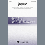 Download or print Rollo Dilworth Justice Sheet Music Printable PDF -page score for Festival / arranged SATB SKU: 98815.