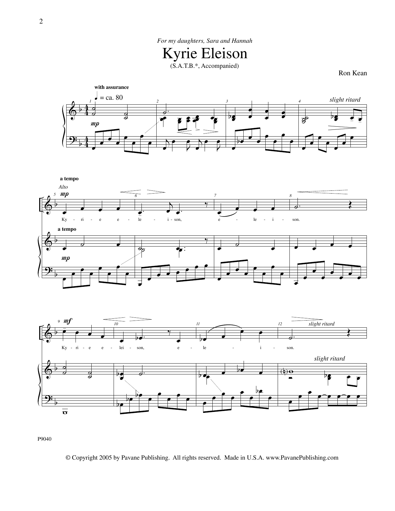 Download Ron Kean American Mass (Chamber Orchestra) (arr. John Gerhold) - Piano Sheet Music and learn how to play Choir Instrumental Pak PDF digital score in minutes
