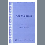 Download or print Ronna Honigman Ani Ma-amin (I Believe) Sheet Music Printable PDF -page score for Jewish / arranged Choir SKU: 1286927.