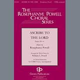 Download or print Rosephanye Powell Ascribe To The Lord (arr. William C. Powell) Sheet Music Printable PDF -page score for Concert / arranged TTBB Choir SKU: 431093.