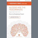 Download or print Rosephanye Powell Blessed Are The Peacemakers Sheet Music Printable PDF -page score for Sacred / arranged SATB Choir SKU: 1584970.