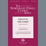 Download or print Rosephanye Powell Great Is The Lord Sheet Music Printable PDF -page score for Concert / arranged SATB Choir SKU: 430903.