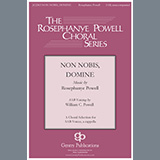 Download or print Rosephanye Powell Non Nobis, Domine (arr. William C. Powell) Sheet Music Printable PDF -page score for Sacred / arranged SSAA Choir SKU: 483353.
