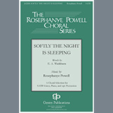 Download or print Rosephanye Powell Softly The Night Is Sleeping Sheet Music Printable PDF -page score for Concert / arranged SATB Choir SKU: 459748.