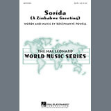 Download or print Rosephanye Powell Sorida (A Zimbabwe Greeting) Sheet Music Printable PDF -page score for Concert / arranged SATB Choir SKU: 1411803.