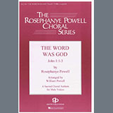 Download or print Rosephanye Powell The Word Was God (arr. William Powell) Sheet Music Printable PDF -page score for Sacred / arranged TTBB Choir SKU: 1766587.