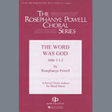 Download or print Rosephanye Powell The Word Was God Sheet Music Printable PDF -page score for Sacred / arranged SATB Choir SKU: 527590.
