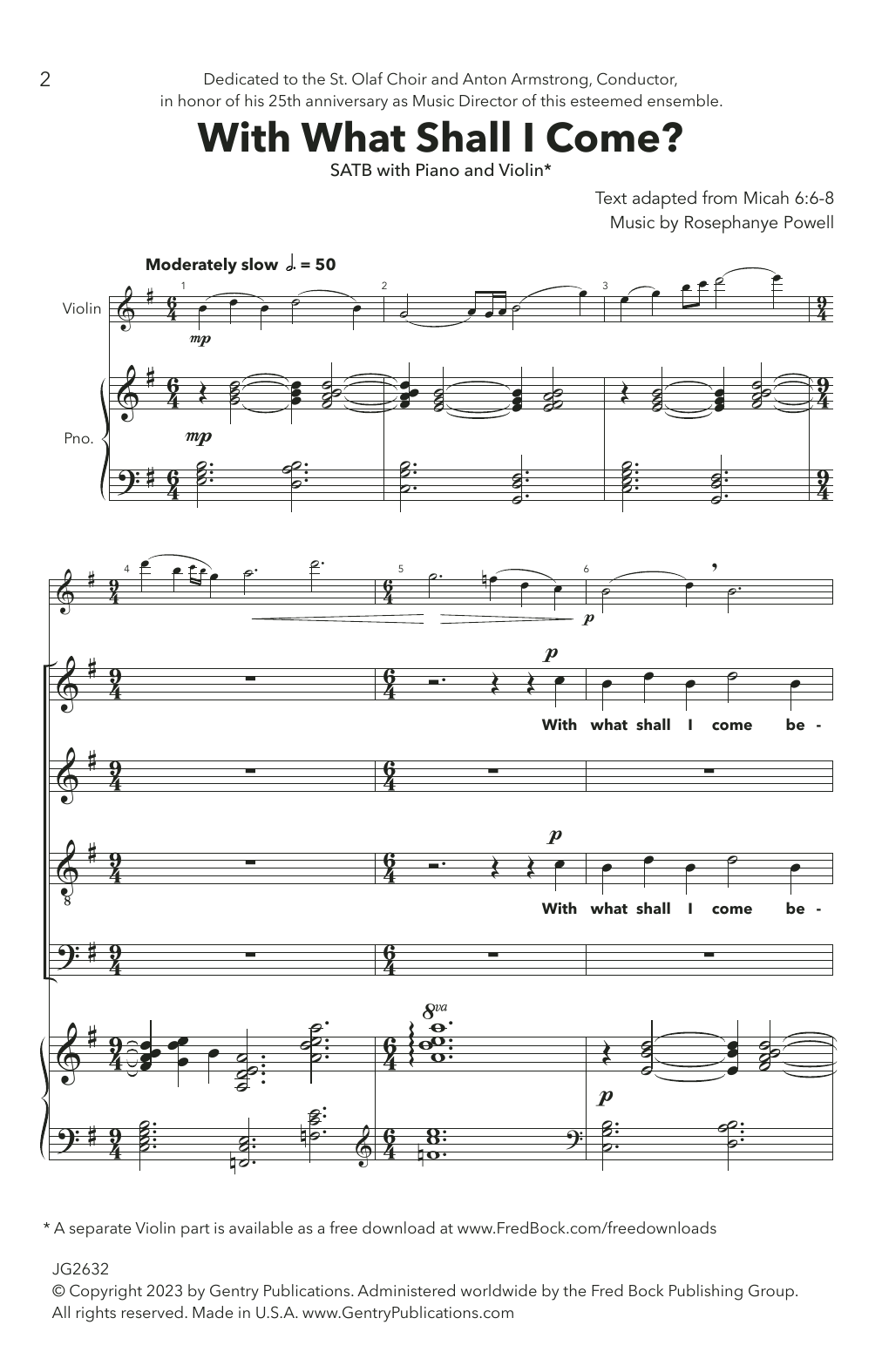 Download Rosephanye Powell With What Shall I Come? Sheet Music and learn how to play SATB Choir PDF digital score in minutes