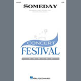 Download or print Ross Fishman Someday Sheet Music Printable PDF -page score for Multicultural / arranged SATB Choir SKU: 1746408.