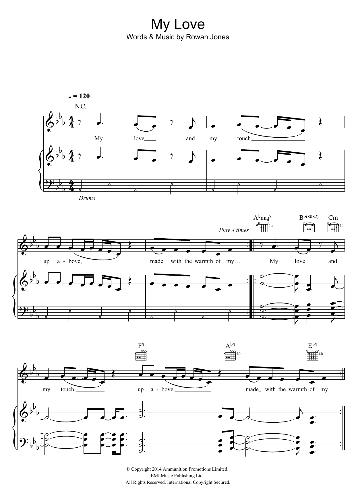 Download Route 94 My Love (feat. Jess Glynne) Sheet Music and learn how to play Piano, Vocal & Guitar (Right-Hand Melody) PDF digital score in minutes