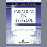 Download or print Rowland H. Prichard Variations on Hyfrydol (arr. Diane Bish) Sheet Music Printable PDF -page score for Sacred / arranged Organ SKU: 430841.