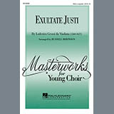 Download or print Lodovico Grossi da Viadana Exultate Justi (arr. Russell Robinson) Sheet Music Printable PDF -page score for Concert / arranged 3-Part Mixed SKU: 97786.
