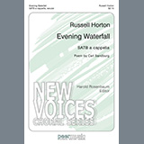 Download or print Russell Horton Evening Waterfall Sheet Music Printable PDF -page score for Concert / arranged SATB Choir SKU: 513130.