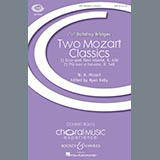 Download or print Ryan Kelly Two Mozart Classics Sheet Music Printable PDF -page score for Festival / arranged SAB SKU: 169703.