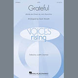 Download or print Ryan Nowlin Grateful Sheet Music Printable PDF -page score for Pop / arranged SATB SKU: 180171.