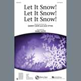 Download or print Sammy Cahn & Julie Styne Let It Snow! Let It Snow! Let It Snow! Sheet Music Printable PDF -page score for Christmas / arranged SATB Choir SKU: 410612.