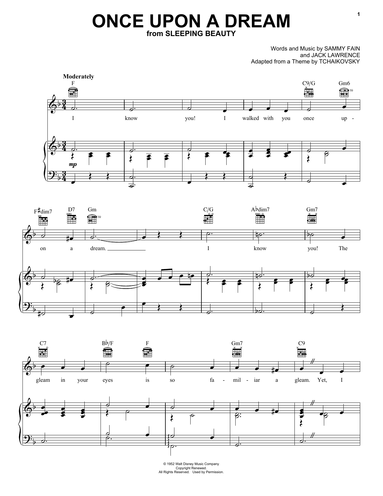 Download Sammy Fain Once Upon A Dream Sheet Music and learn how to play Trumpet PDF digital score in minutes