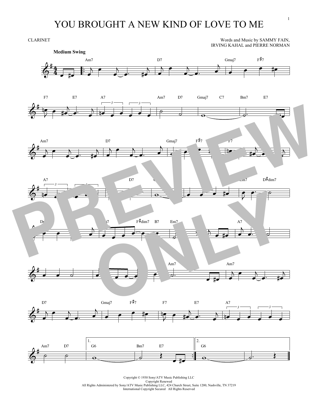 Download Sammy Fain You Brought A New Kind Of Love To Me Sheet Music and learn how to play Cello PDF digital score in minutes