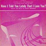 Download or print Scott Wiseman Have I Told You Lately That I Love You Sheet Music Printable PDF -page score for Pop / arranged Chord Buddy SKU: 166053.