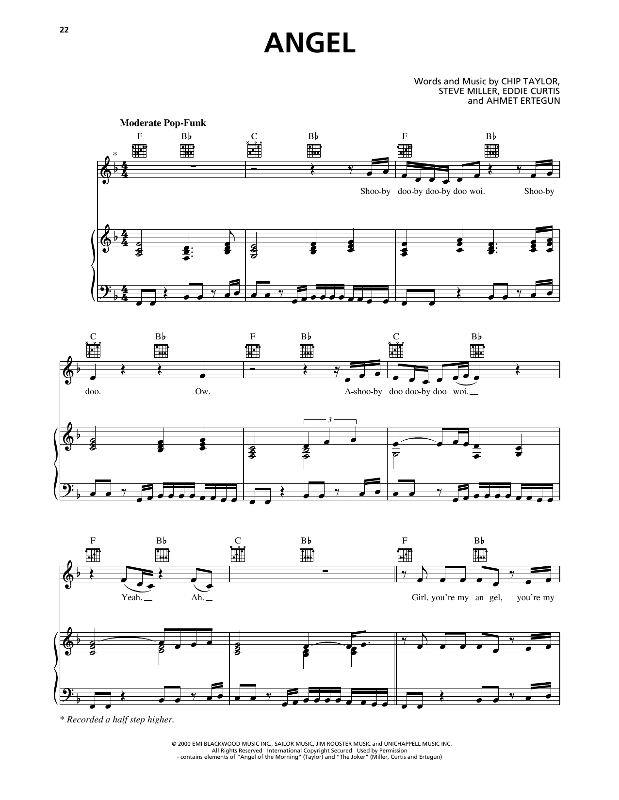 Download Shaggy and Rayvon Angel Sheet Music and learn how to play Piano, Vocal & Guitar Chords (Right-Hand Melody) PDF digital score in minutes