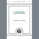 Download or print Shane Dittmar Cantate Sheet Music Printable PDF -page score for Traditional / arranged SATB Choir SKU: 424539.