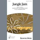 Download or print Sharon Burch and Rosana Eckert Jungle Jam Sheet Music Printable PDF -page score for Jazz / arranged Choir SKU: 1263967.