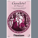 Download or print Sheldon Curry Gaudete! (O, Rejoice!) Sheet Music Printable PDF -page score for Pop / arranged SATB SKU: 96808.