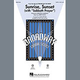 Download or print Mark Brymer Sunrise, Sunset (with Sabbath Prayer) Sheet Music Printable PDF -page score for Concert / arranged SATB SKU: 96411.