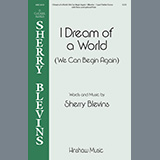 Download or print Sherry Blevins I Dream of a World Sheet Music Printable PDF -page score for Concert / arranged 2-Part Choir SKU: 460042.