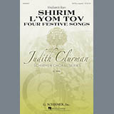 Download or print Shulamit Ran Four Festive Songs Sheet Music Printable PDF -page score for A Cappella / arranged SATB SKU: 85985.