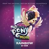 Download or print Sia Rainbow (from 'My Little Pony') Sheet Music Printable PDF -page score for Pop / arranged Piano, Vocal & Guitar (Right-Hand Melody) SKU: 189194.