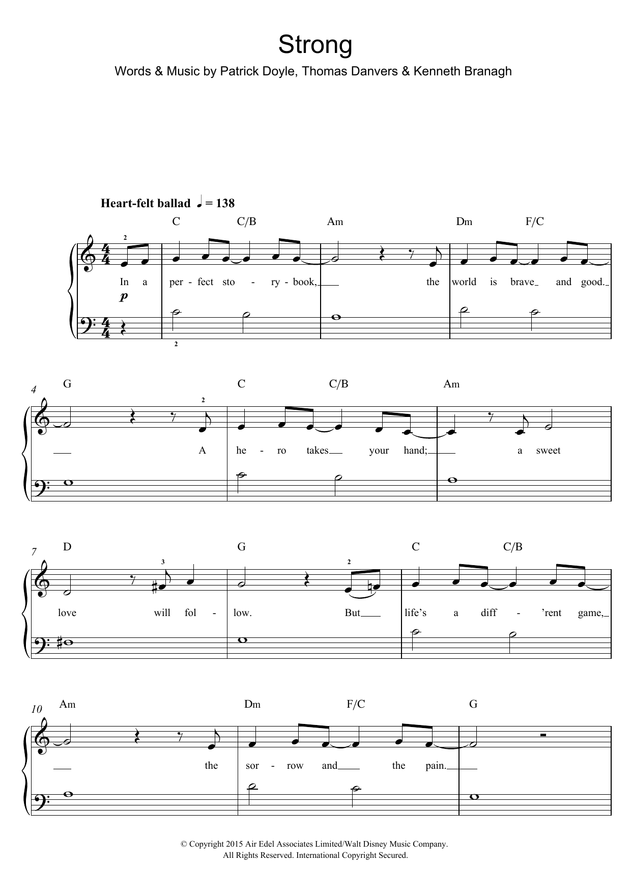 Download Sonna Rele Strong Sheet Music and learn how to play Melody Line, Lyrics & Chords PDF digital score in minutes