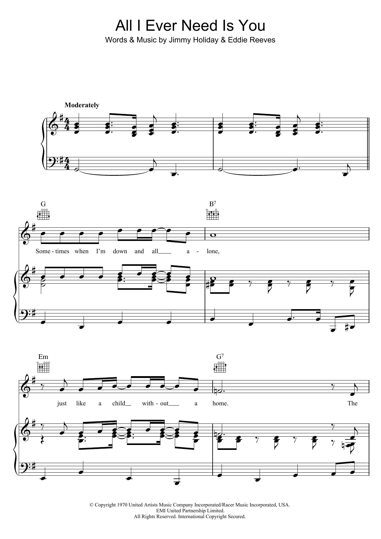 One Last Love Song Sheet Music By The Beautiful South, 57% OFF