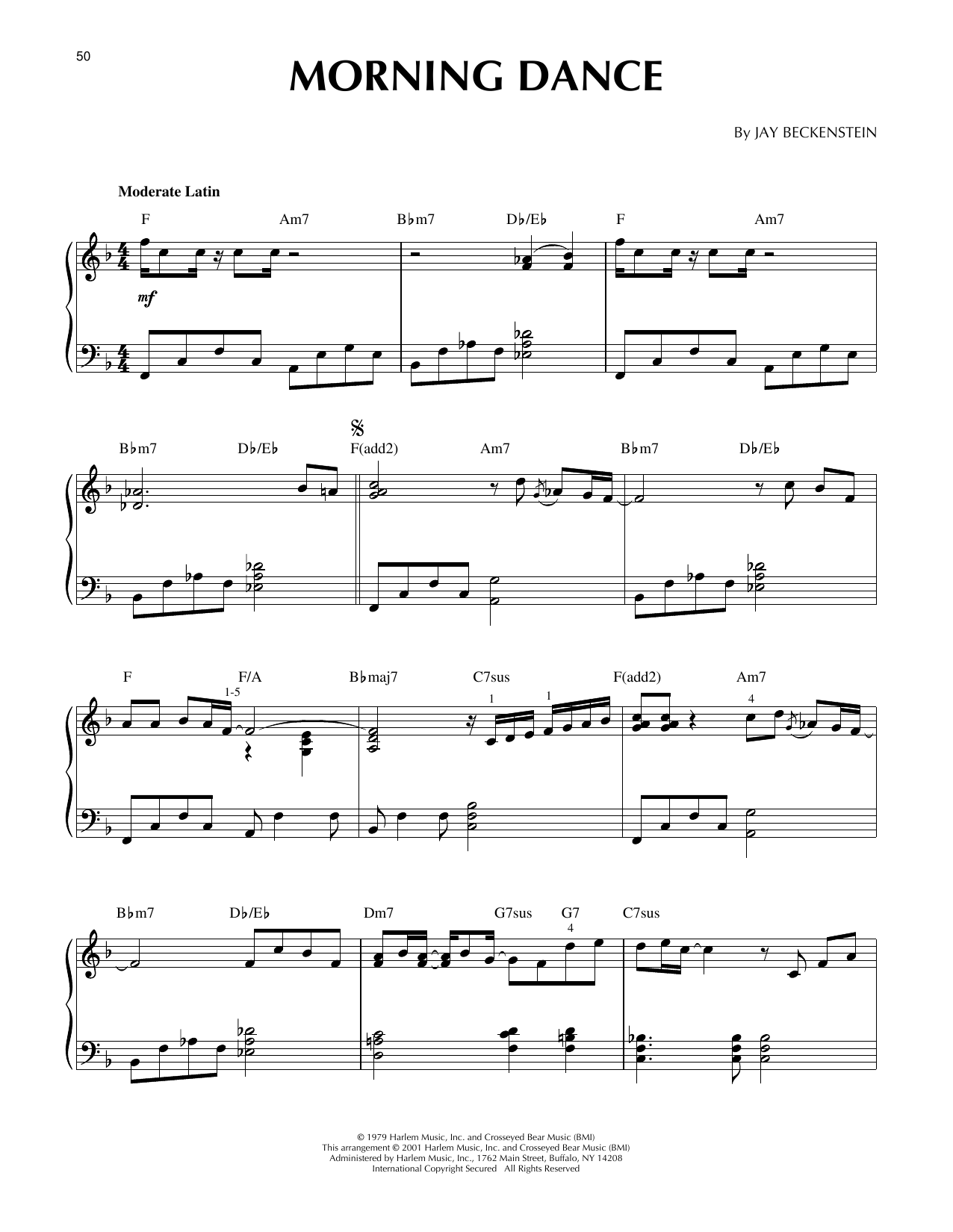 Download Spyro Gyra Morning Dance (arr. Larry Moore) Sheet Music and learn how to play Piano Solo PDF digital score in minutes