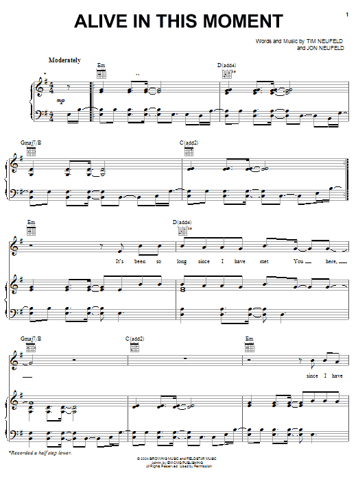 Download Starfield Alive In This Moment Sheet Music and learn how to play Piano, Vocal & Guitar (Right-Hand Melody) PDF digital score in minutes
