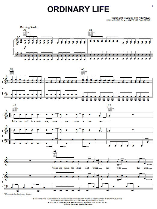 Download Starfield Ordinary Life Sheet Music and learn how to play Piano, Vocal & Guitar (Right-Hand Melody) PDF digital score in minutes