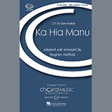 Download or print Stephen Hatfield Ka Hia Manu Sheet Music Printable PDF -page score for Festival / arranged TTBB SKU: 71284.