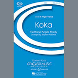 Download or print Stephen Hatfield Koka Sheet Music Printable PDF -page score for Concert / arranged SATB SKU: 71570.