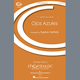 Download or print Stephen Hatfield Ojos Azulas Sheet Music Printable PDF -page score for Concert / arranged SATB Choir SKU: 184226.