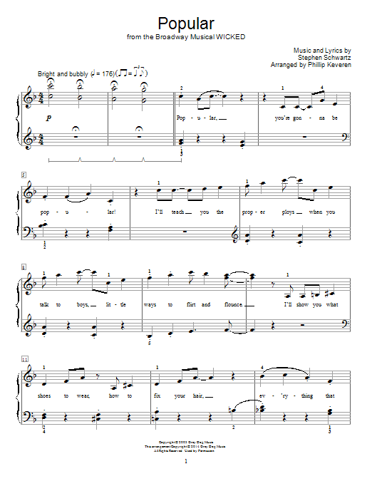Download Phillip Keveren Popular Sheet Music and learn how to play Easy Piano PDF digital score in minutes